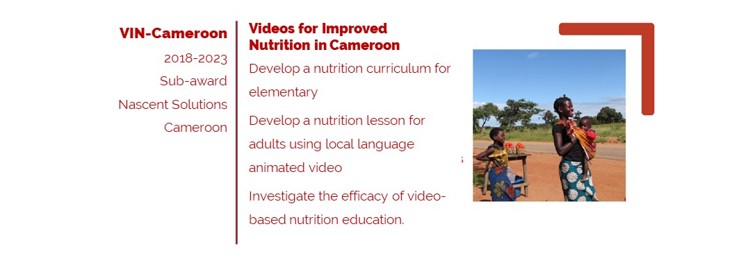 Video for improved nutrition